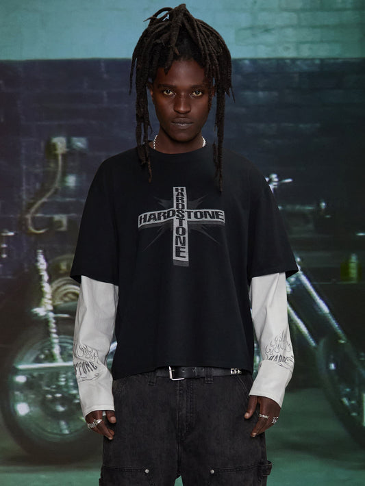HARDSTONE Layered Long-Sleeve Tee