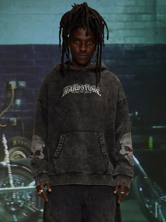 HARDSTONE Skull Hoodie
