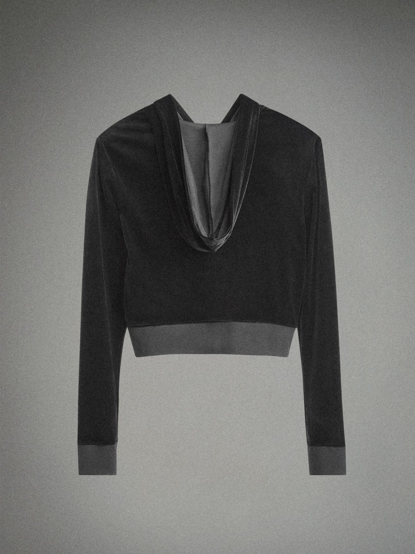 HARDSTONE Velour Zip-Up Hoodie